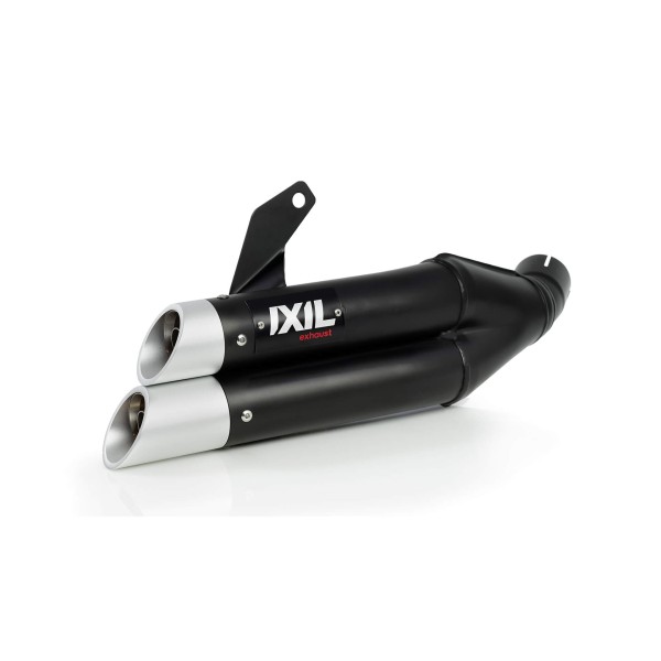IXIL HYPERLOW XL for Yamaha MT-07 /Tracer 700 /XSR 700, stainless steel black, E-approved, Euro5