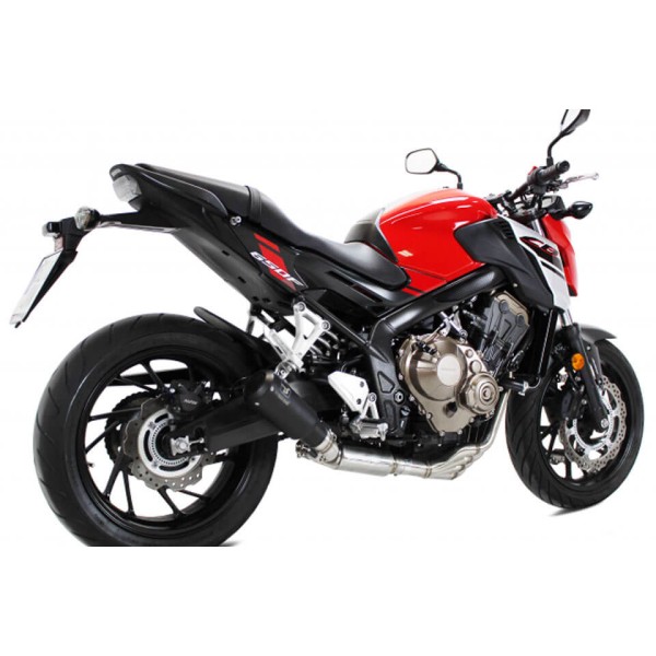 IXRACE MK2 complete system Honda CB 650 F /CBR 650 F, stainless steel, E-approved, with catalytic converter, Euro3+4