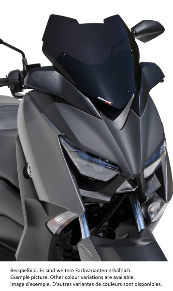 Windshield ERMAX Sport H 410 mm for Yamaha X-MAX 125, black