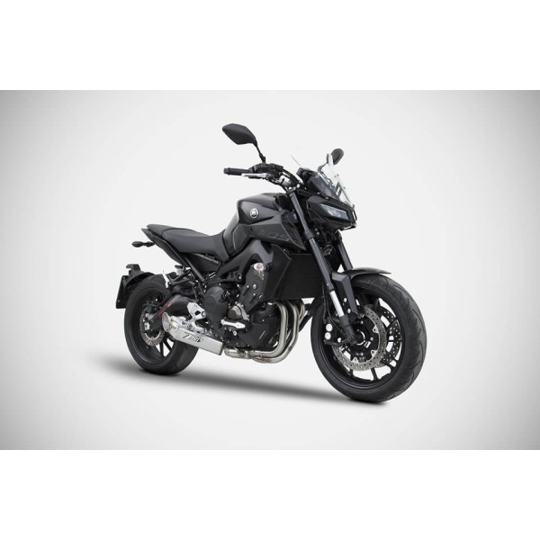 ZARD complete system Yamaha MT-09 /XSR 900, stainless steel silver, Basso Full Kit 3-1, E-approved, Euro4