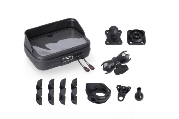 Navi mount kit T-Lock with Navi Case for Moto Guzzi V 100 Mandello /S - SW Motech