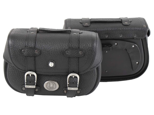 Leather bags Liberty for C-Bow saddlebag holder Original Hepco & Becker