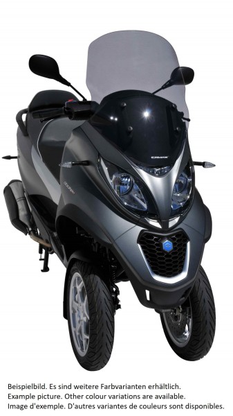 Windshield ERMAX Touring for Piaggio MP3 400 HPE (-22), clear