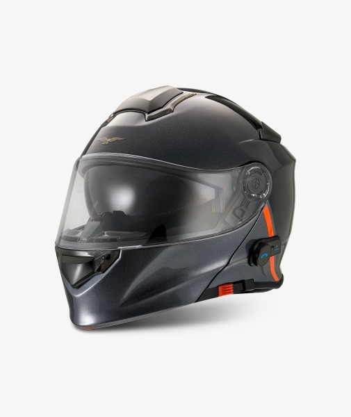 Moto Guzzi helmet "Modular BT" black with Bluetooth
