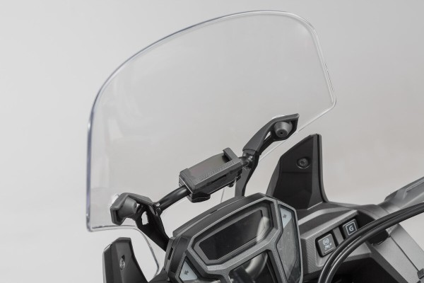 Navi holder Quick-Lock to tube Ø 10/12 mm for Honda CB 500 X - SW Motech