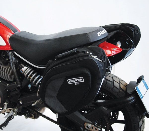 Side bag holders for Ducati Scrambler 800 (15-16), PMMA, pair